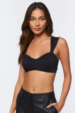 Sweetheart Neck Crop Top