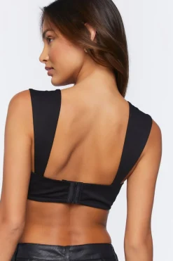 Sweetheart Neck Crop Top