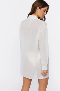 Swim Cover-Up Shirt Dress