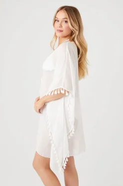 Tassel Swim Cover-Up Kimono