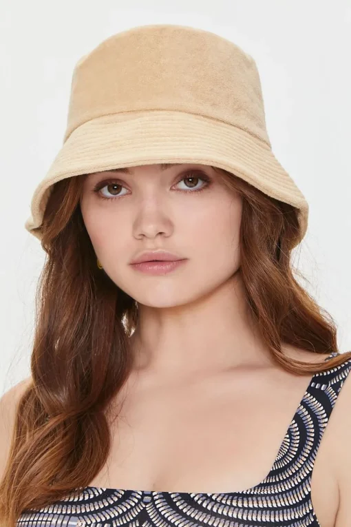 Terry Cloth Bucket Hat