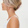 Textured Clear Hair Claw Clip