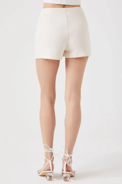 Textured Cotton Skort