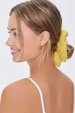 Textured Oversized Scrunchie