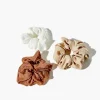 Textured Scrunchie Set