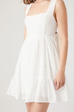 Textured Sleeveless Mini Dress