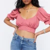 Tie-Back Crop Top