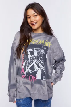 Tie-Dye Aerosmith Graphic Pullover