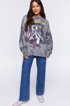 Tie-Dye Aerosmith Graphic Pullover
