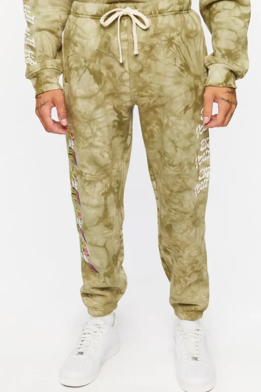 Tie-Dye Graphic Joggers