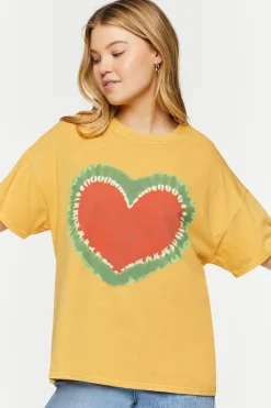 Tie-Dye Heart Graphic Tee