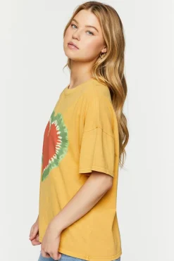 Tie-Dye Heart Graphic Tee