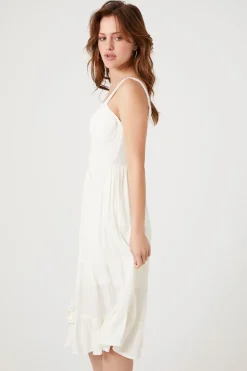 Tiered Corset Midi Dress