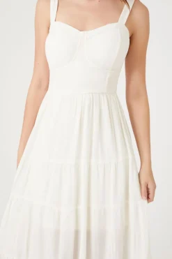 Tiered Corset Midi Dress