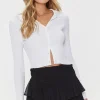 Tiered Ruffle Mini Skirt