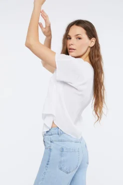 Tiered Tie-Neck Top