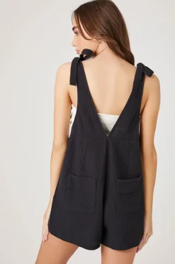 Tie-Strap Pocket Romper