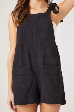 Tie-Strap Pocket Romper