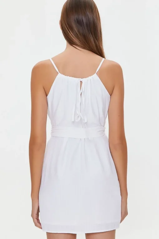 Tie-Waist Cami Mini Dress