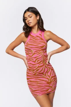 Tiger Striped Mini Dress