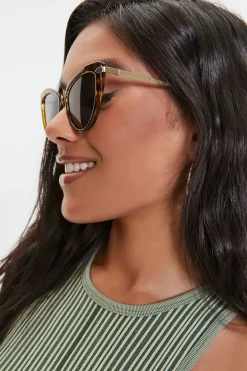 Tinted Cat-Eye Sunglasses