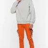 Toggle Drawstring Cargo Joggers