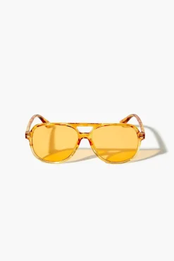 Tortoiseshell Aviator Sunglasses
