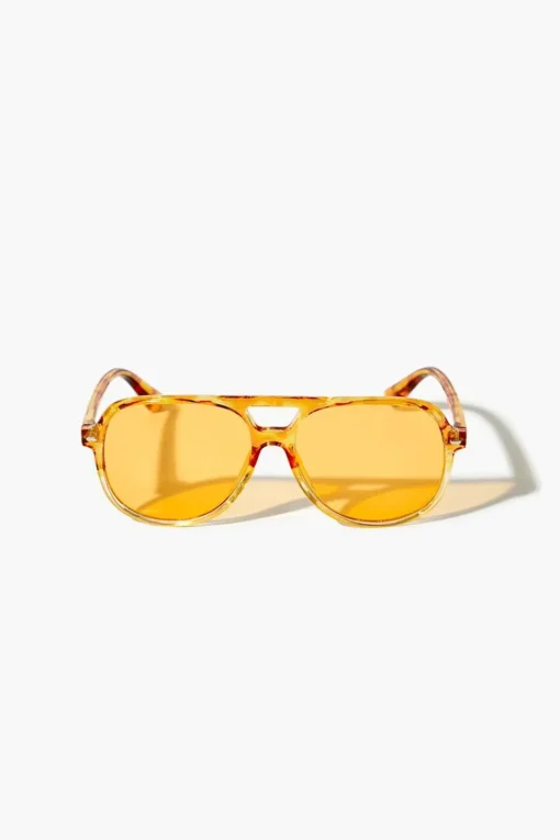 Tortoiseshell Aviator Sunglasses