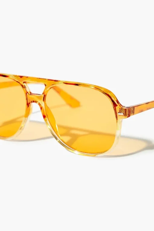Tortoiseshell Aviator Sunglasses