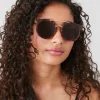 Tortoiseshell Round Sunglasses