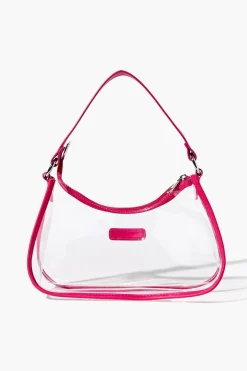 Transparent Baguette Shoulder Bag