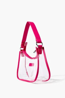 Transparent Baguette Shoulder Bag