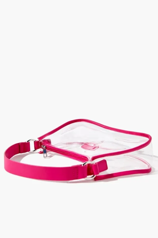 Transparent Baguette Shoulder Bag