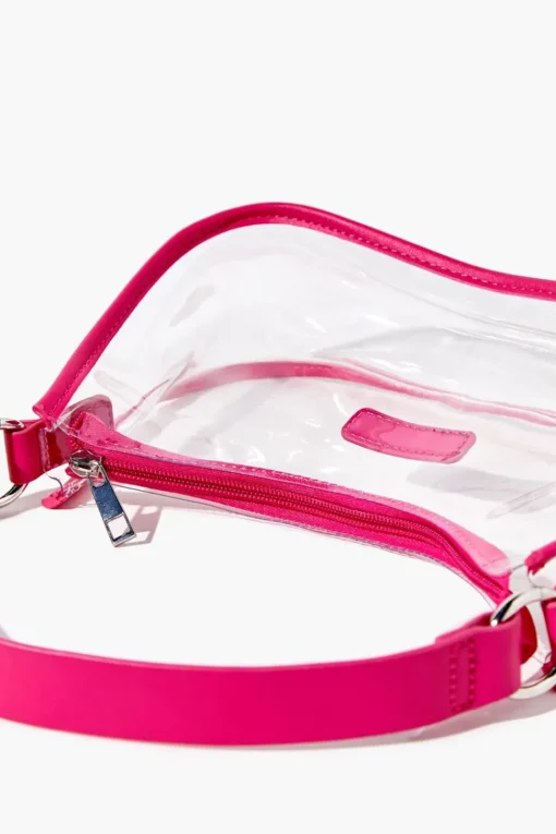 Transparent Baguette Shoulder Bag