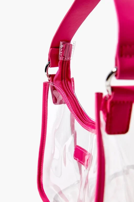 Transparent Baguette Shoulder Bag
