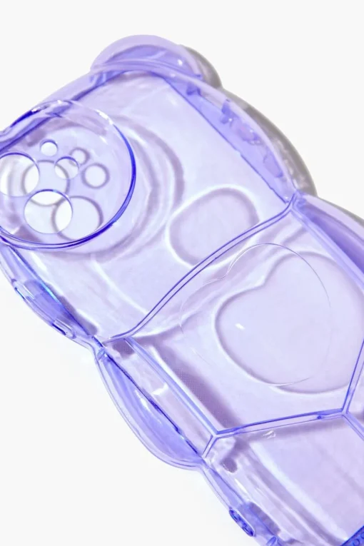 Transparent Bubble Bear Case For Iphone 12