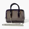 Transparent Mini Crossbody Bowler Bag