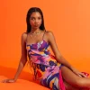 Tropical Floral Maxi Dress
