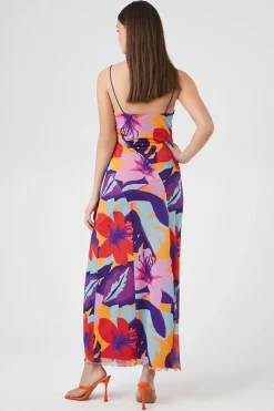 Tropical Floral Maxi Dress