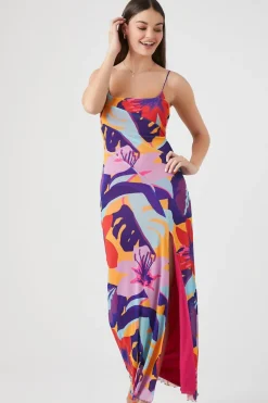 Tropical Floral Maxi Dress
