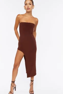 Tube Midi Slit Dress