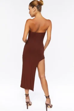 Tube Midi Slit Dress