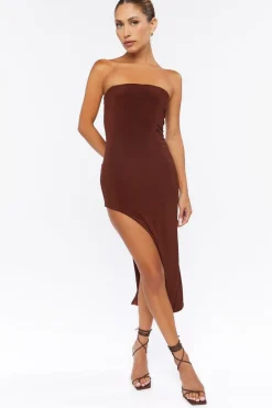 Tube Midi Slit Dress
