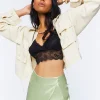 Tulip-Hem Mini Skirt