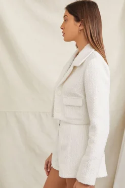 Tweed Cropped Blazer
