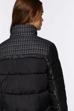 Tweed Puffer Jacket