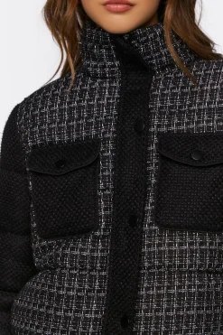 Tweed Puffer Jacket