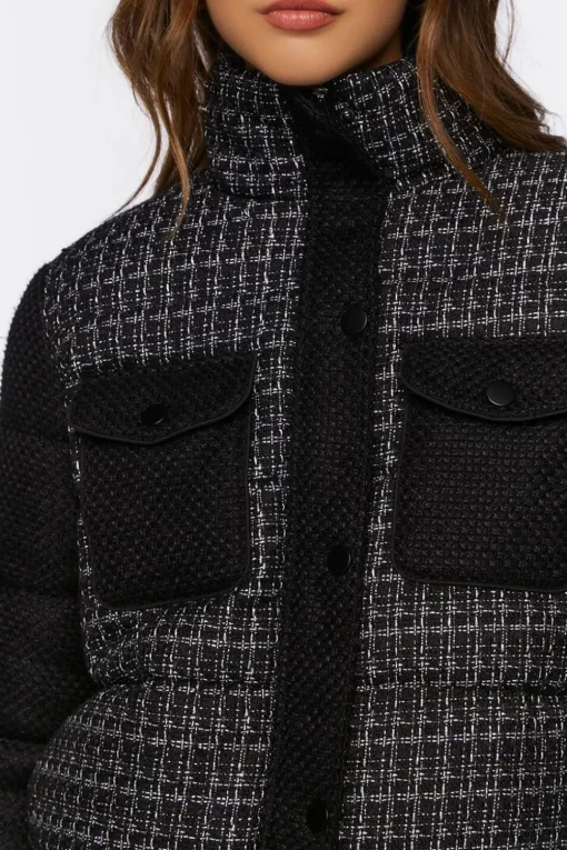 Tweed Puffer Jacket