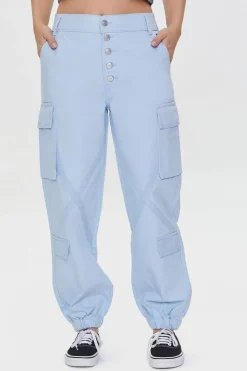 Twill Cargo Joggers