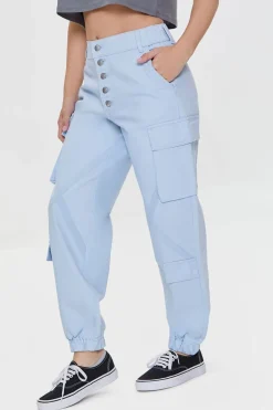 Twill Cargo Joggers